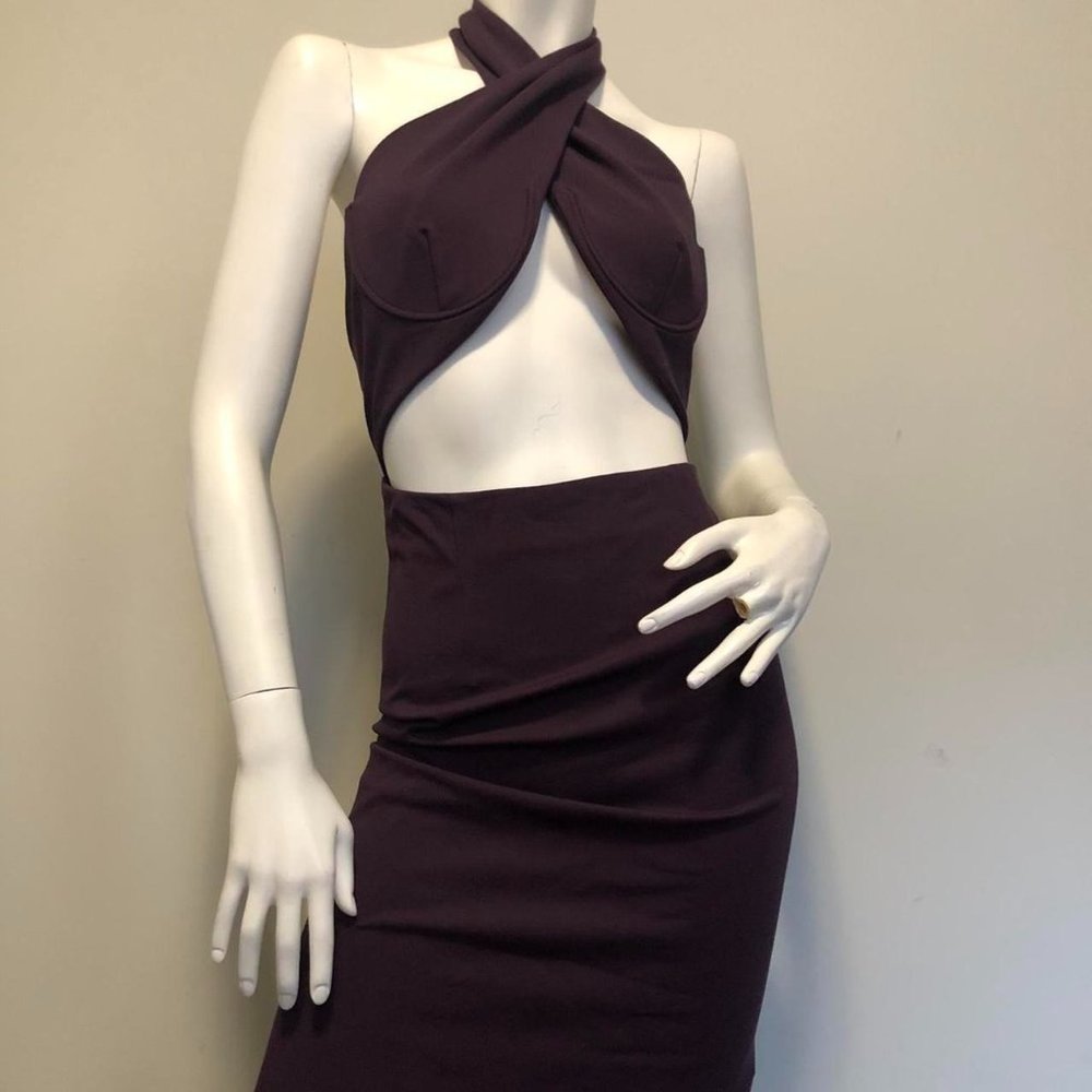 Forever 21 Backless Halter Dress